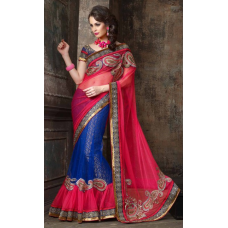 Magnificent Paisely Embroidered Lehenga Saree